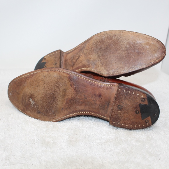 Footjoy Classics Brown Leather Brogue Wingtip 9.5 - Picture 8 of 8